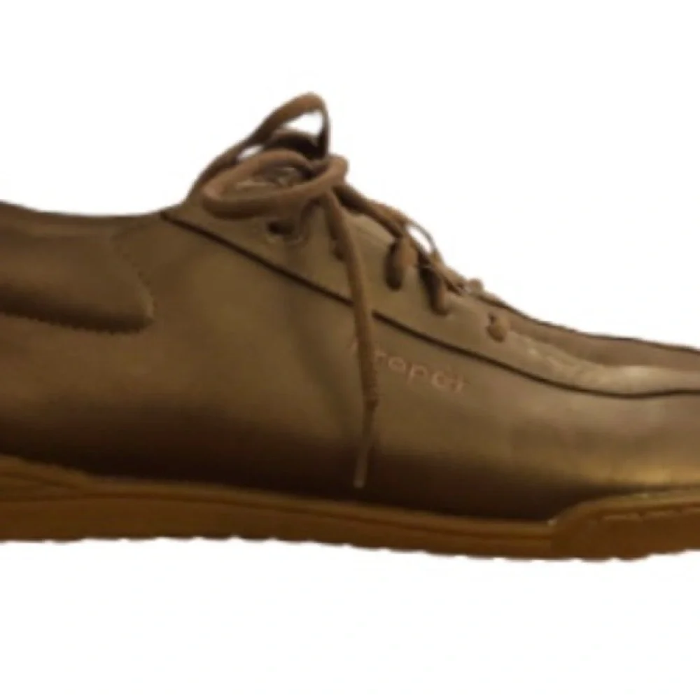 Propet  W3606 bronze Firefly lace up comfrt snkrs SIZE 9.5N metallic